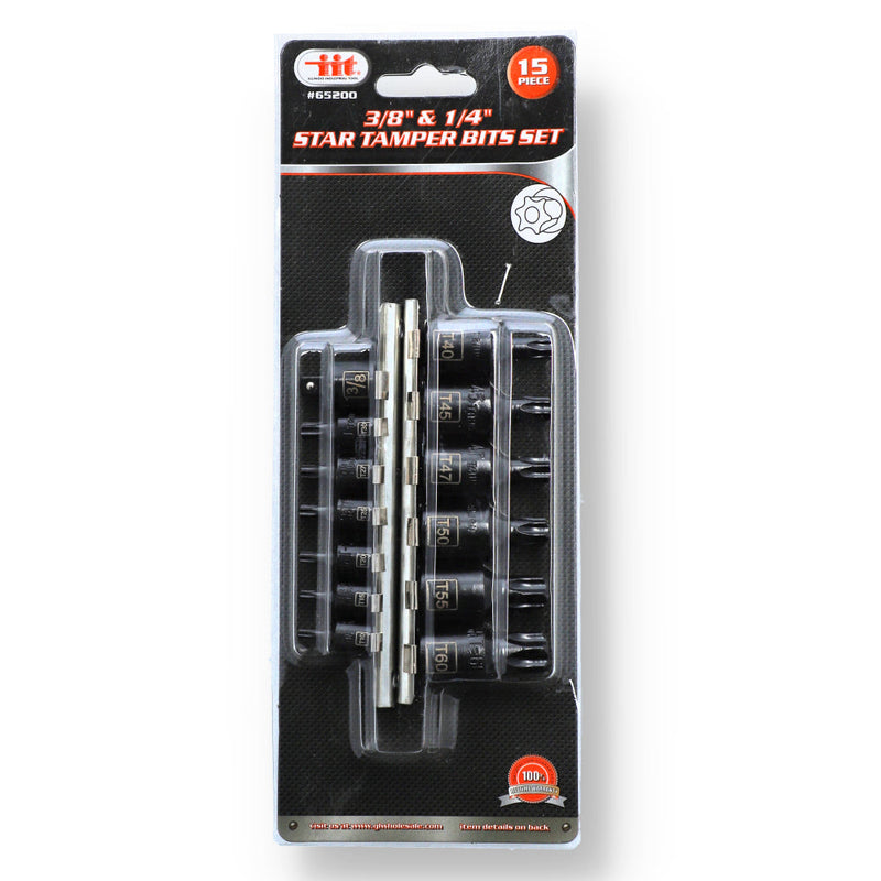 IIT PRO 15pc STAR TAMPER PROOF SOCKETS