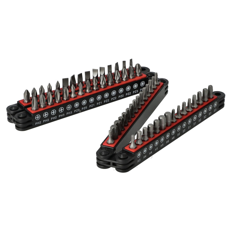 IIT PRO 60PC 1'' INSERT BIT SET WITH QUAD FOLD BIT HOLDER
