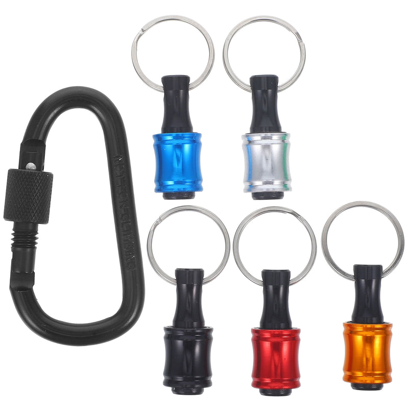 IIT PRO 5PC QUICK RELEASE BIT HOLDER ON LOCKING CARABINER