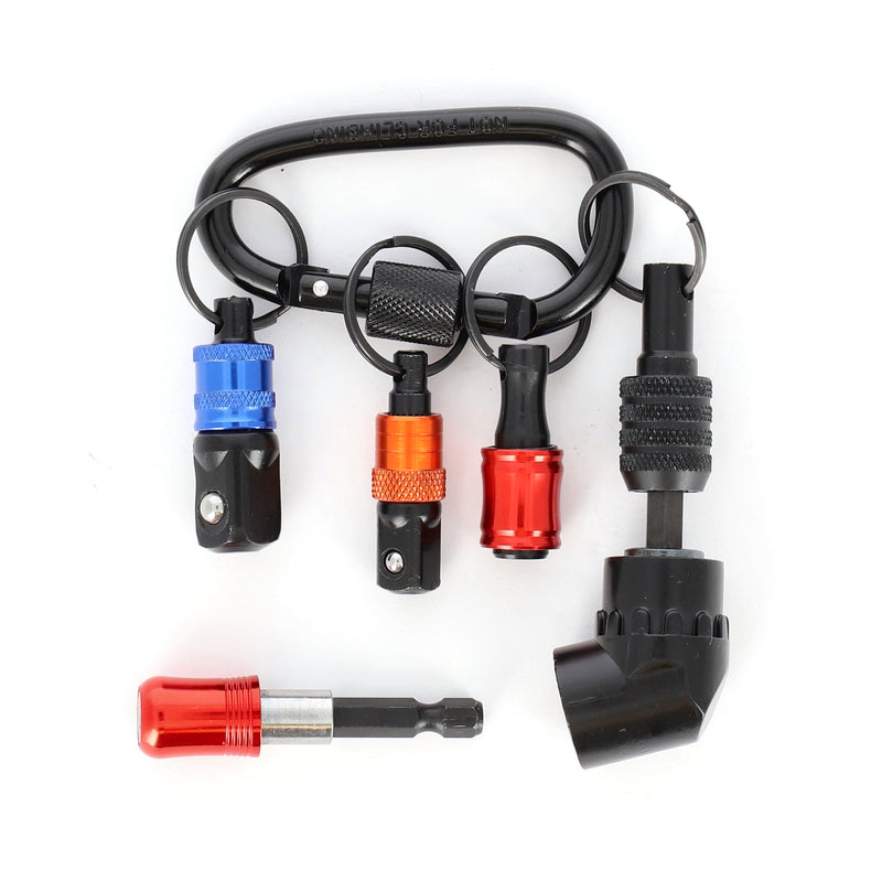 IIT 6PC RIGHT ANGLE SCREWDRIVER POWER TOOL ACCESSORY SET