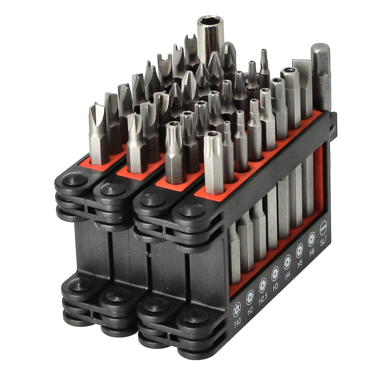IIT PRO 34PC 3'' SECURITY POWER BIT SET WITH QUAD FOLD BIT HOLDER
