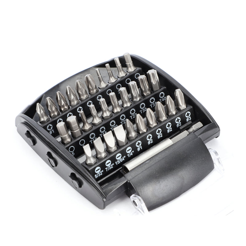 IIT PRO 32PC CRV SCREWDRIVER BIT SET WITH CASE