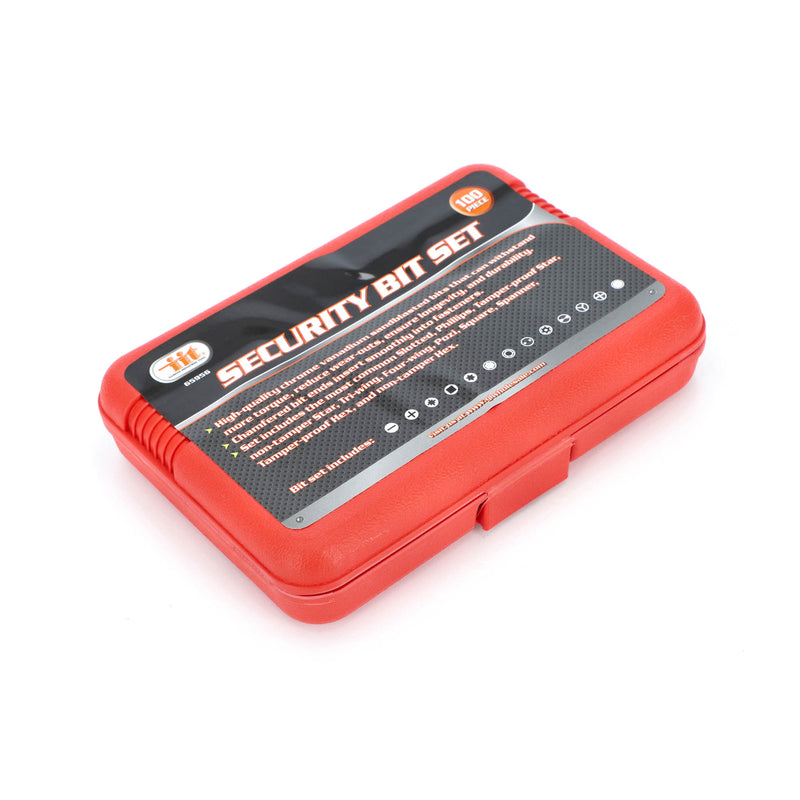 IIT 100PC SECURITY BIT SET WITH STORAGE CASE