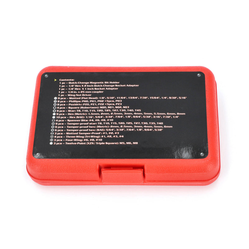 IIT 100PC SECURITY BIT SET WITH STORAGE CASE