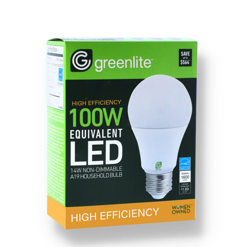 4pk 11=100W A19 LED HIGH EFFICIENCY BULBS BRIGHT WHITE