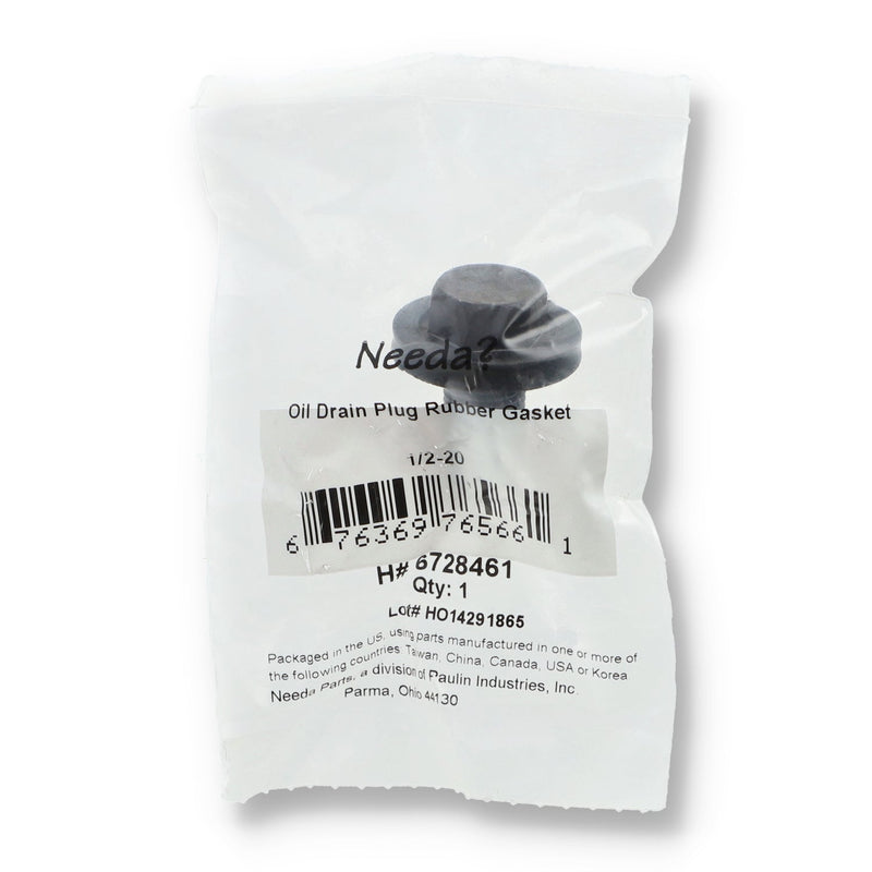 HILLMAN OIL DRAIN PLUG WITH INSET RUBBER GASKET 1/2-20