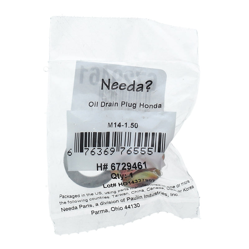 HILLMAN OIL DRAIN PLUG M14x1.5 HONDA WITH WASHER