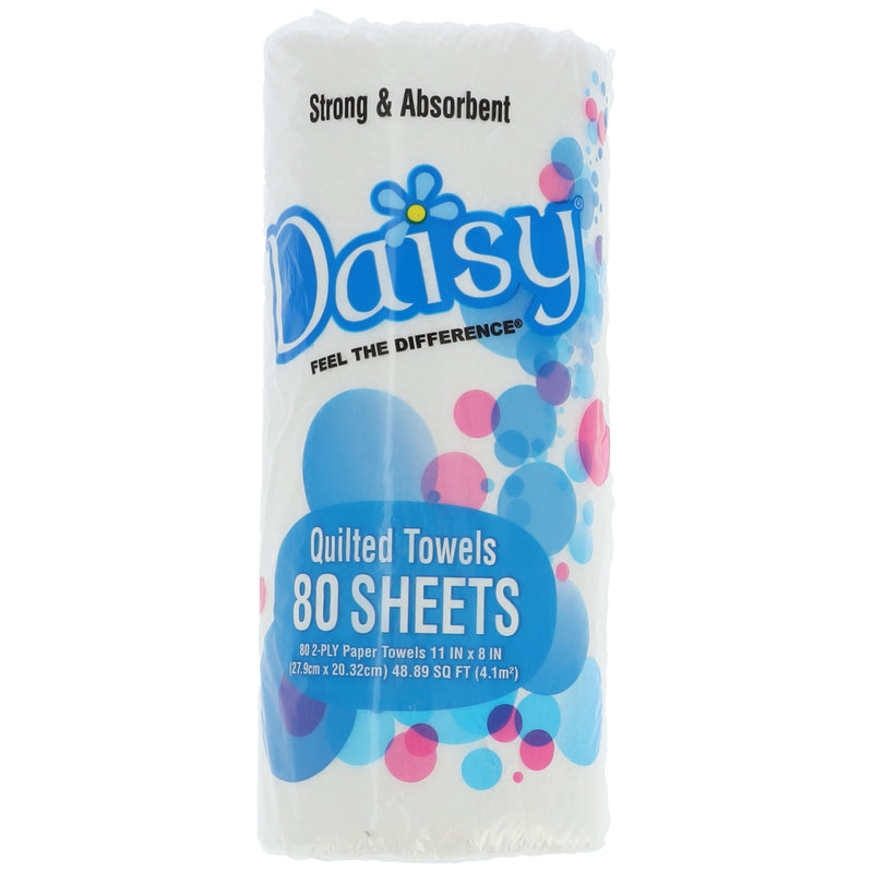 DAISY PAPER TOWEL 80 2ply SHEETS PER ROLL