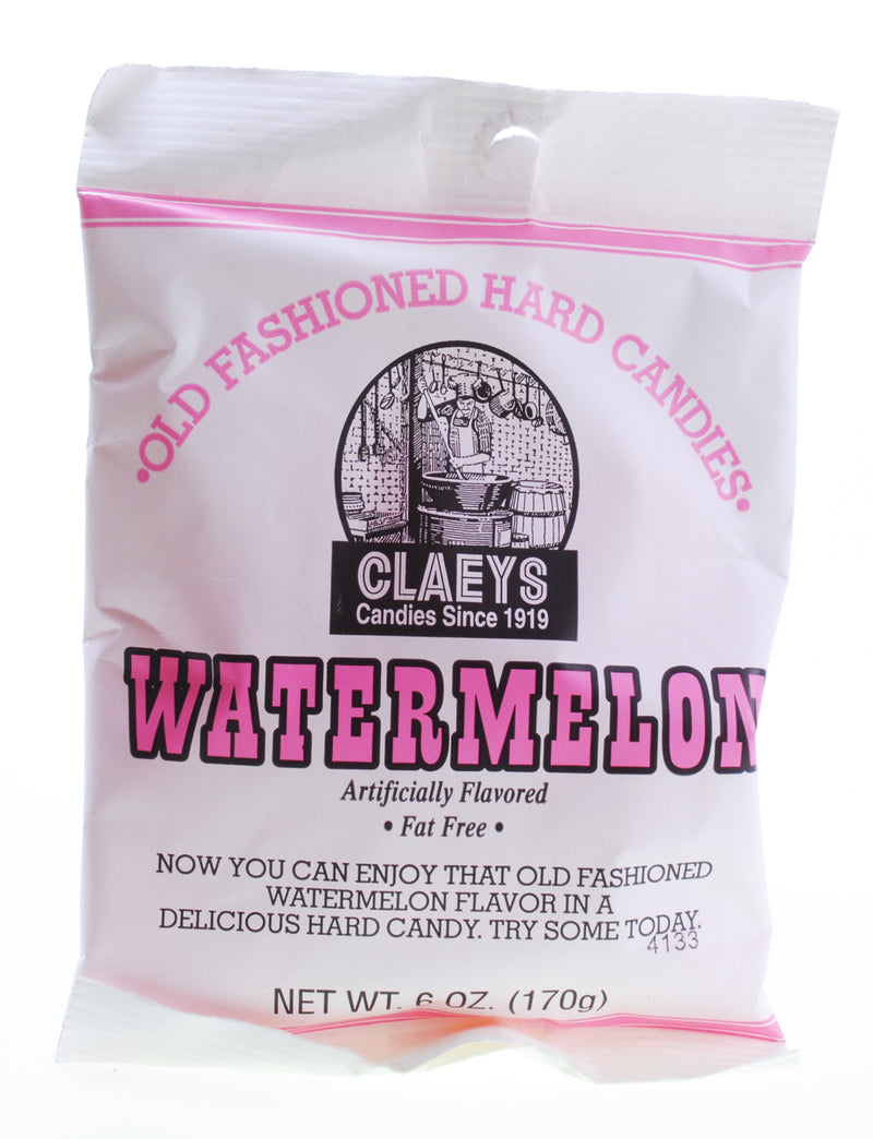 CLAEYS WATERMELON HARD CANDY - PEG BAG