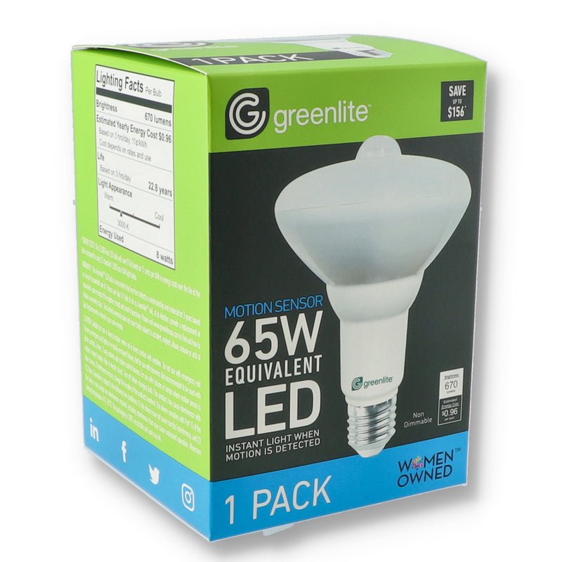 8W BR30 LED MOTION SENSOR BULB