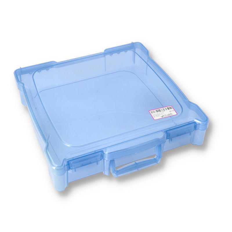 FLAMBEAU 14x14'' BLUE TRANSLUCENT ART & CRAFT ORGANIZER