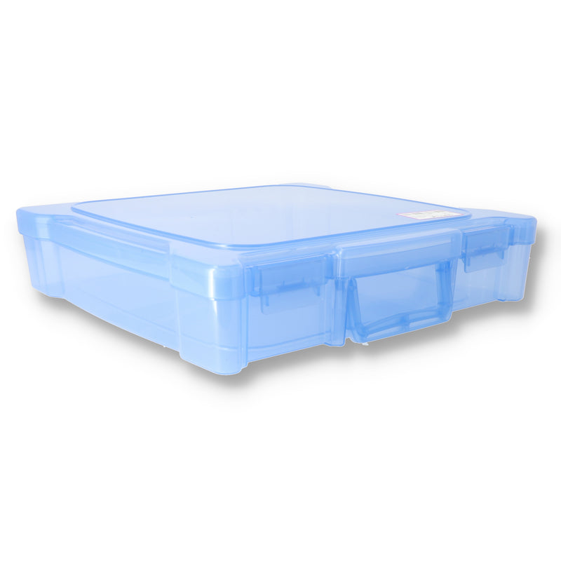 FLAMBEAU 14x14'' BLUE TRANSLUCENT ART & CRAFT ORGANIZER