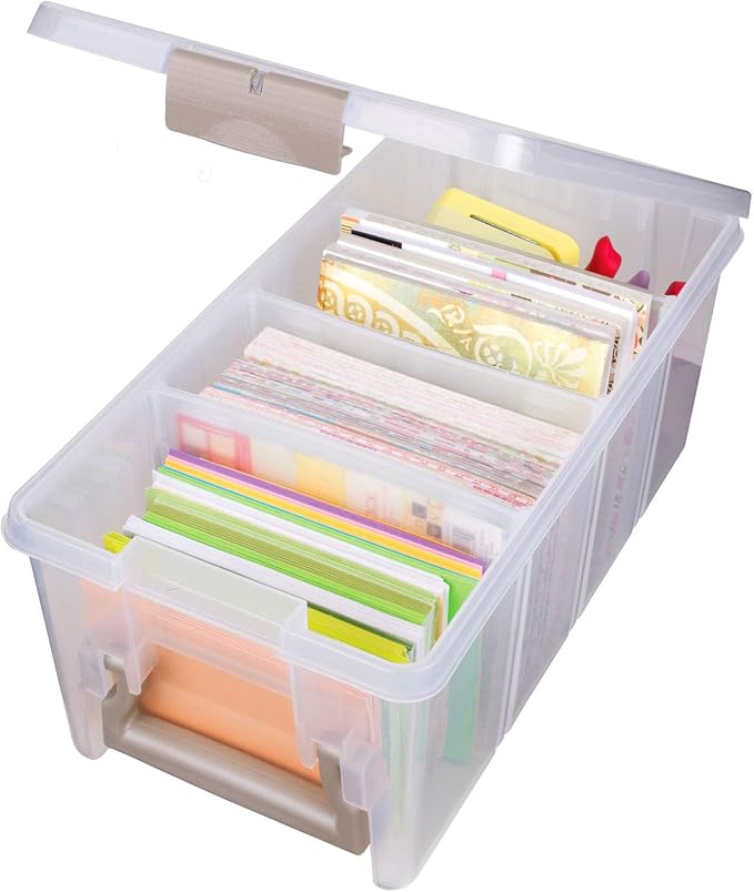 ARTBIN SUPER SATCHEL CRAFT ORGANIZER WITH REMOVABLE DIVIDERS