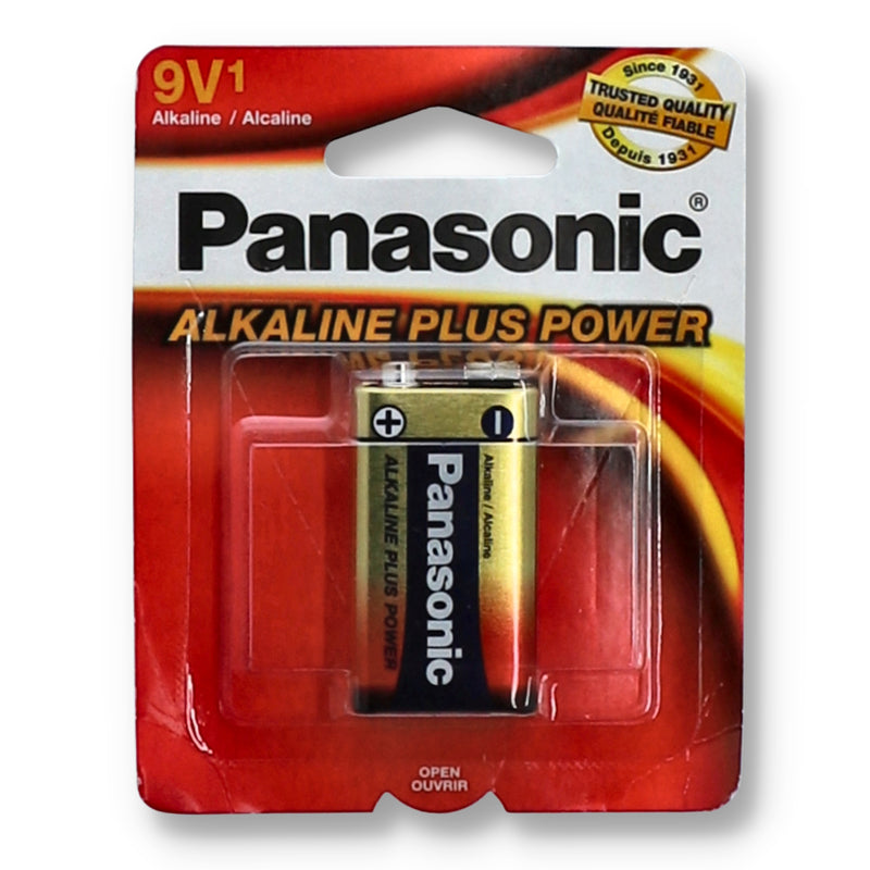 1PK PANASONIC ALKALINE 9V BATTERY