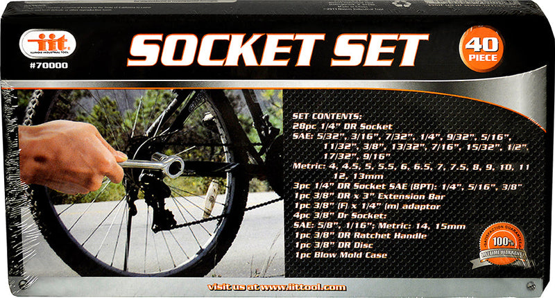 IIT 40pc SOCKET SET