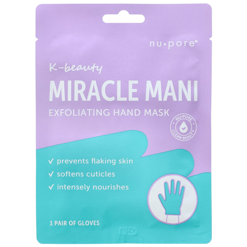 NU-PORE EXFOLIATING HAND MASK MIRACLE MANI
