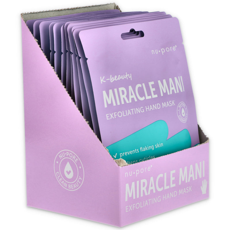 NU-PORE EXFOLIATING HAND MASK MIRACLE MANI