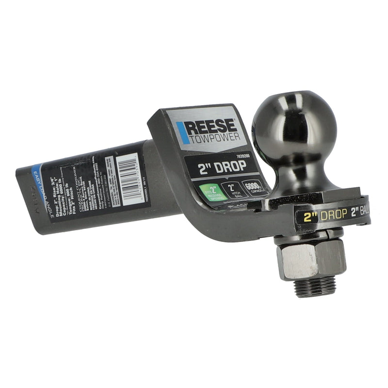 REESE STARTER KIT 2'' DROP 2'' BALL BLACK NICKEL