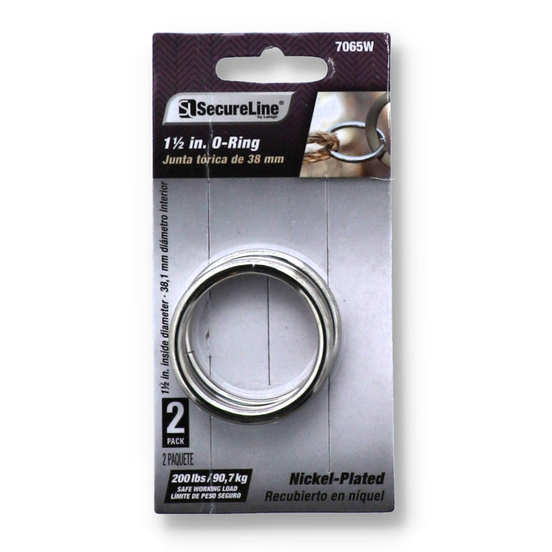 2PK 1-1/2'' WELDED O-RING 200LB WLL