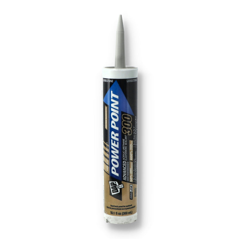 DAP POWERPOINT 10.1OZACRYLIC EURETHANE CAULK LIMESTONE COLOR