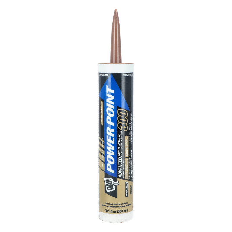 DAP POWER POINT 300 ADVANCED ACRYLIC URETHANE REDWOOD TAN