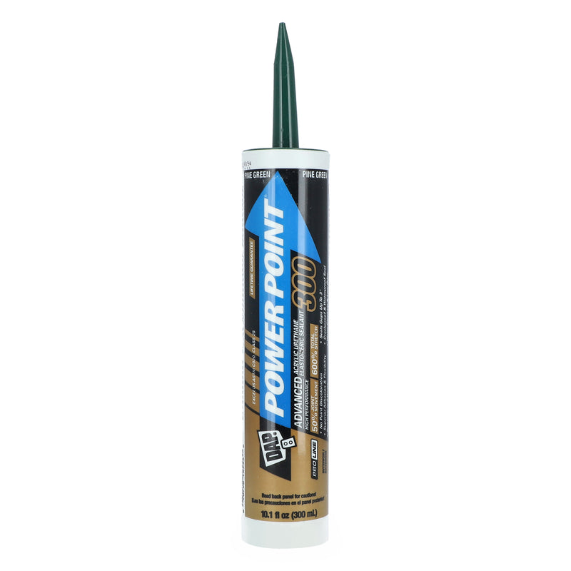 DAP POWER POINT 300 ADVANCED  ACRYLIC URETHANE ELASTOMERIC SEALANT PINE GREEN