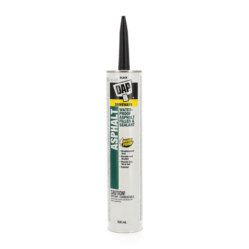 DAP BLACKTOP 10.1OZ WATERPROOF ASPHALT & FILLER SEALANT BLACK NO BIG BOX