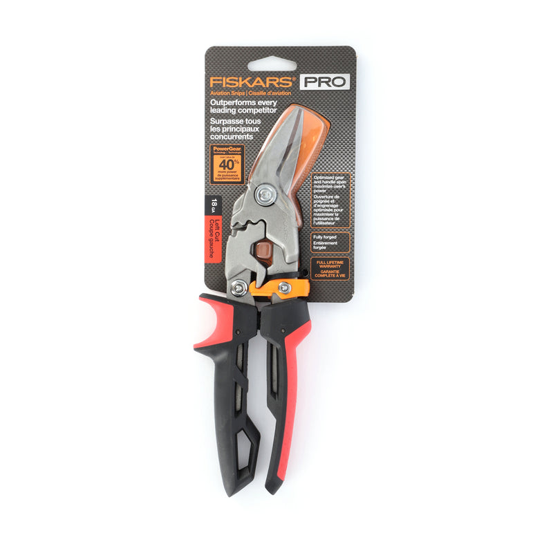 FISKARS PRO OFFSET AVIATION SNIP LEFT CUT