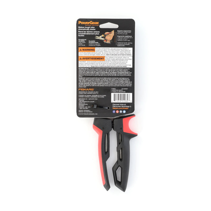 FISKARS PRO OFFSET AVIATION SNIP LEFT CUT