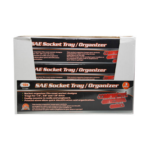IIT 3pc SAE SOCKET TRAYS