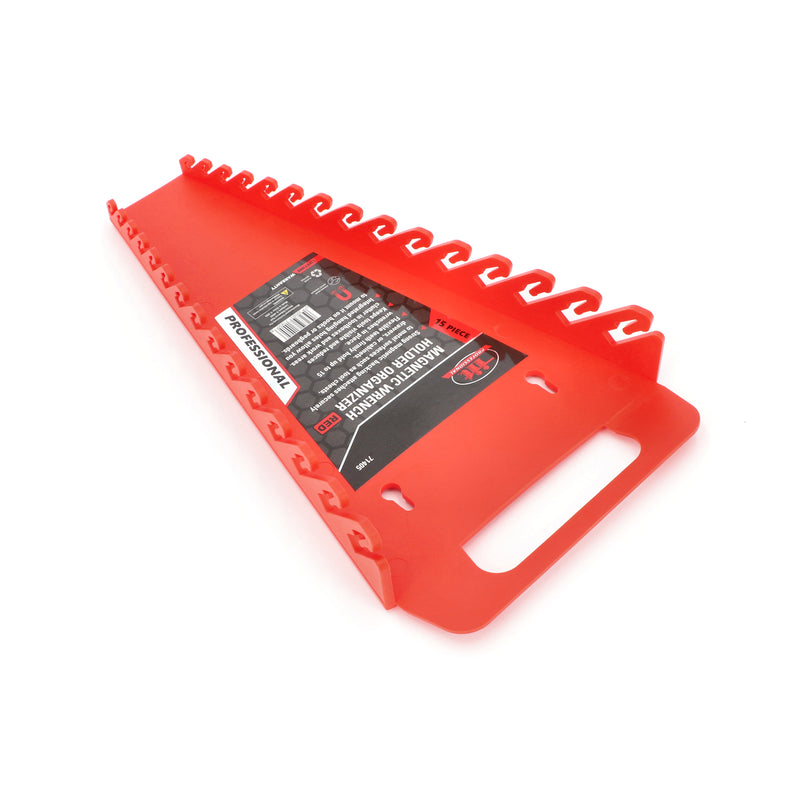 IIT PRO 15PC RED MAGNETIC WRENCH HOLDER & ORGANIZER