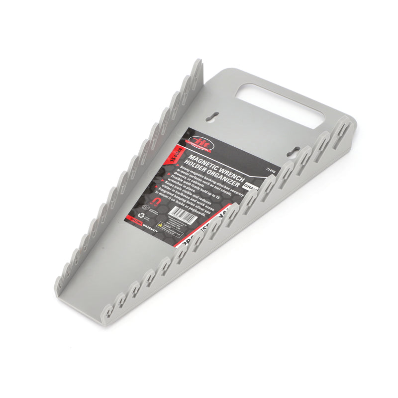 IIT PRO 15PC GRAY MAGNETIC WRENCH HOLDER & ORGANIZER