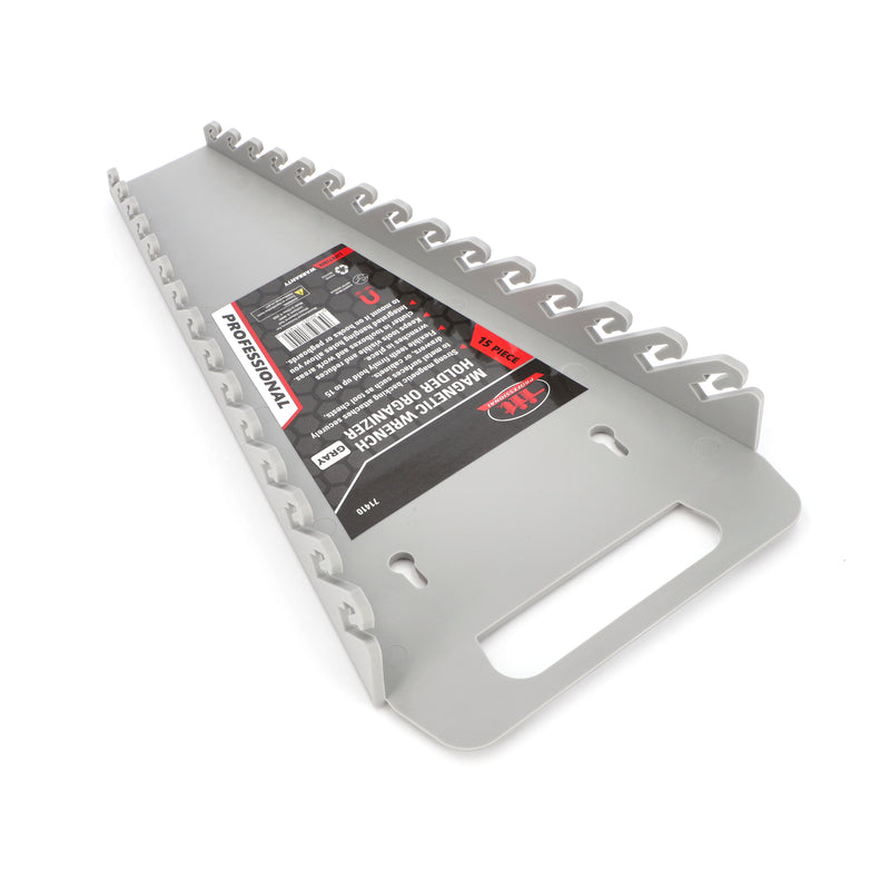 IIT PRO 15PC GRAY MAGNETIC WRENCH HOLDER & ORGANIZER