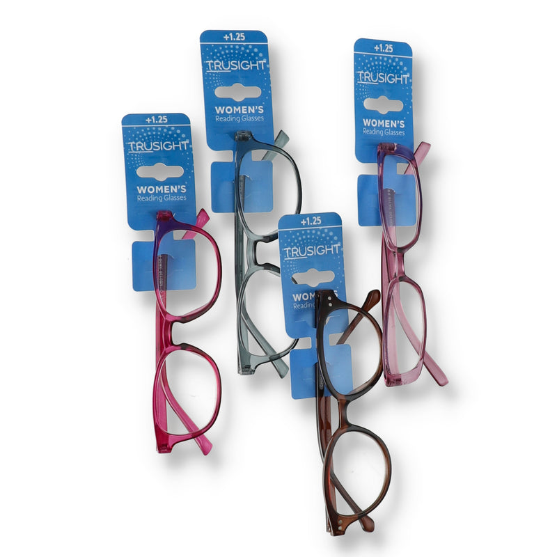 TRUSIGHT LADIES PEGGABLE READERS 1.25X POWER ASSORTED COLORS