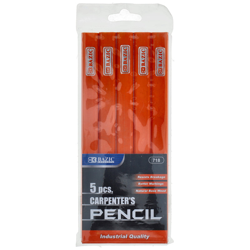 5pc CARPENTERS PENCIL-NO ONLINE SALES