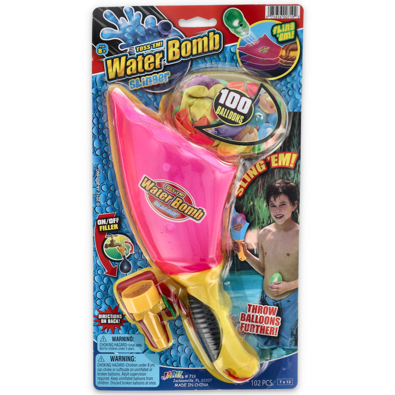 WATERBOMB SLINGER, FILLER & 100 BALLOONS
