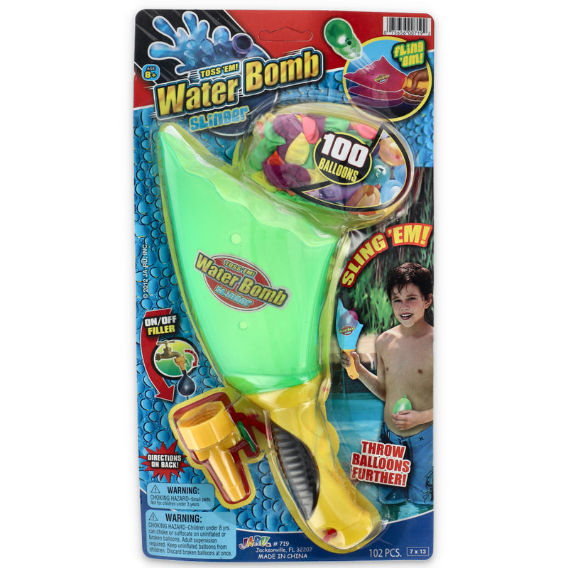 WATERBOMB SLINGER, FILLER & 100 BALLOONS