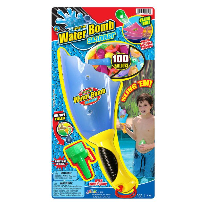 WATERBOMB SLINGER, FILLER & 100 BALLOONS