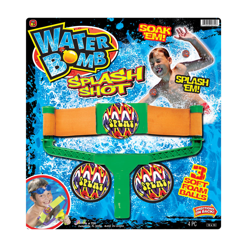 WATERBOMB SPLASH SHOT & 3 FOAM BALLS
