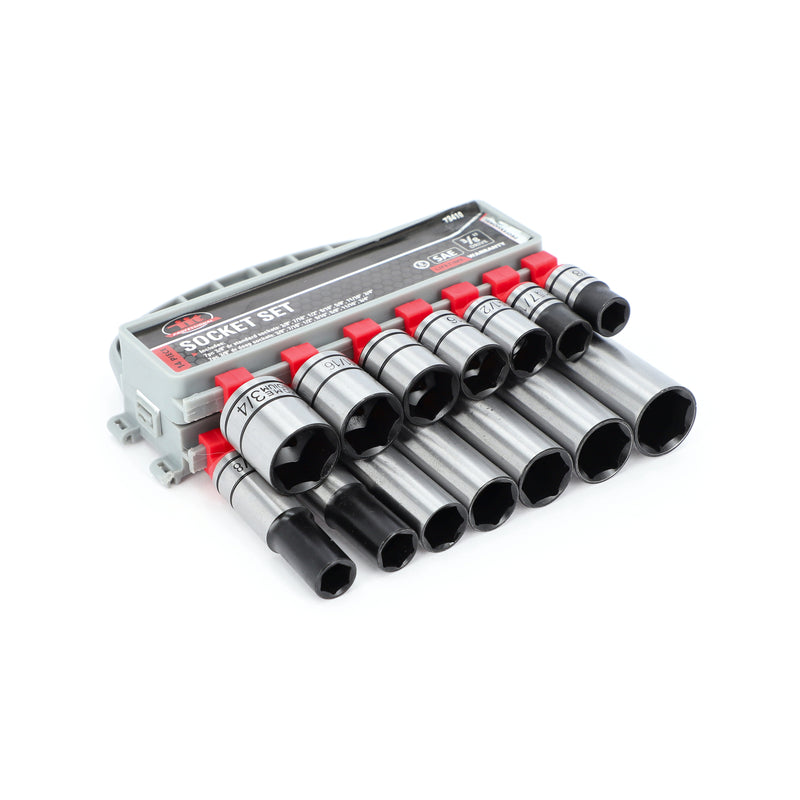 IIT PRO 14PC 3/8'' DRIVE CRV DEEP & SHALLOW SOCKET RACK