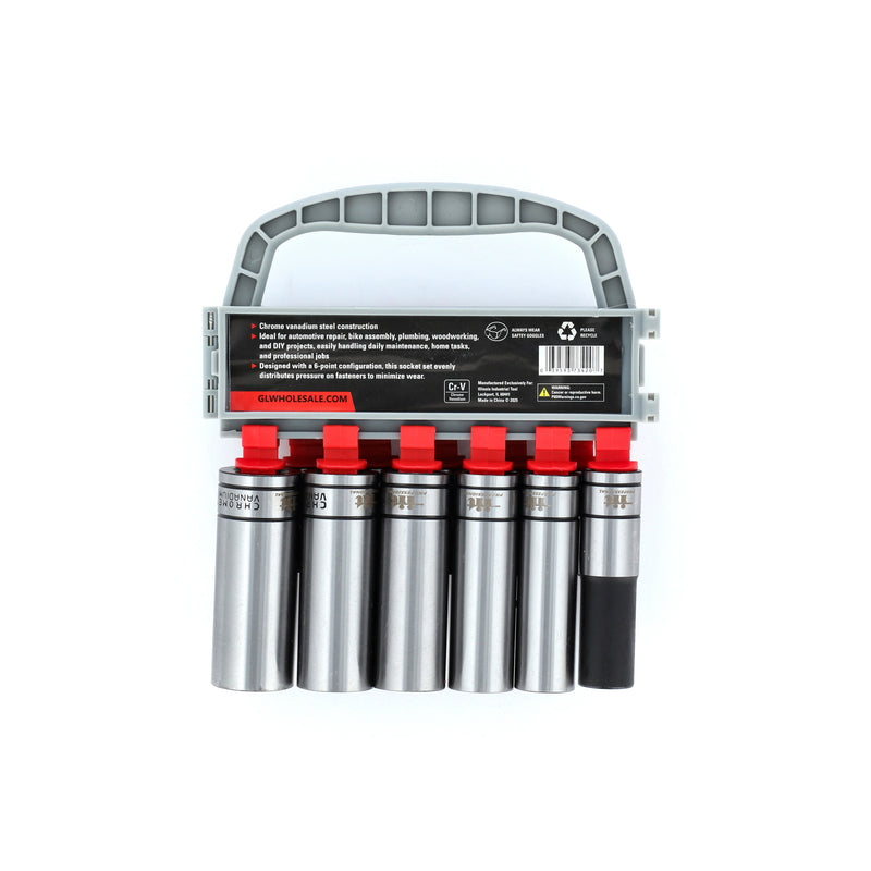 IIT PRO 11PC 1/2'' DRIVE CRV DEEP & SHALLOW SOCKET RACK