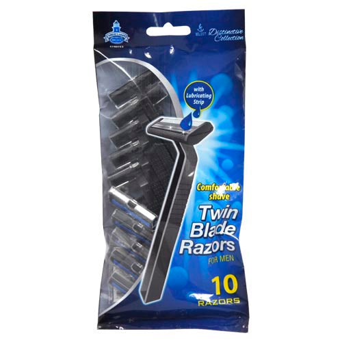 10pc MENS TWIN BLADE RAZORS