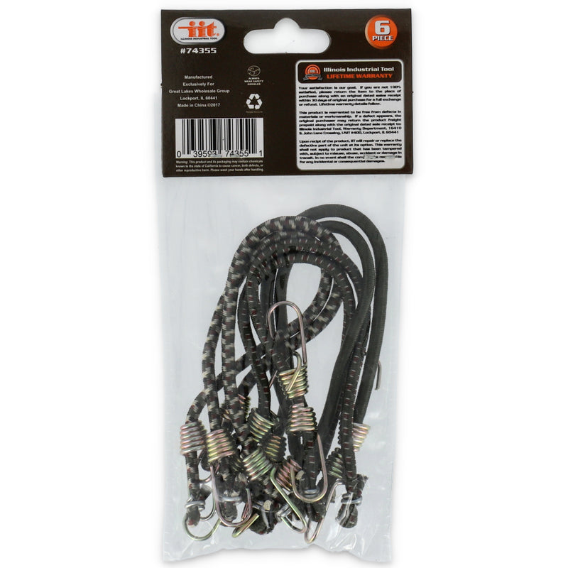 IIT 6pc MINI CAMO BUNGEES