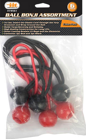 IIT 6pc 6'' BALL BONJI POLYBAG