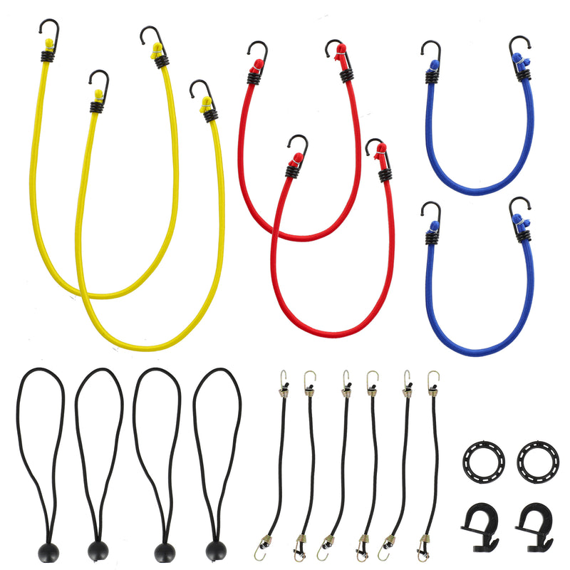 IIT 20 PACK BUNGEE CORD & ACCESSORIES