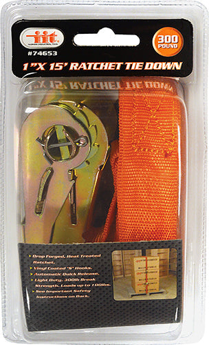 IIT 1''x15' PROMO RATCHET TIE DOWN