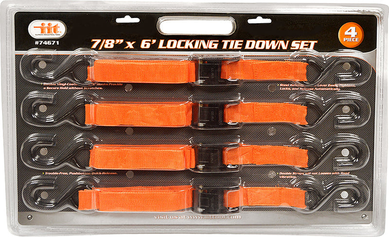 IIT 4pc LOCKING TIE DOWN