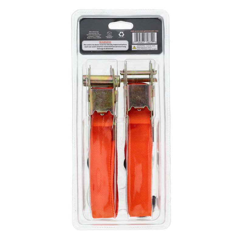IIT 2PC 1x15' RATCHET TIE DOWN