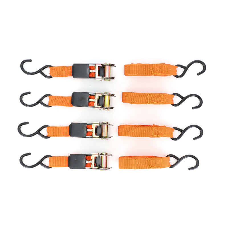 IIT 4pc 1'' x 15' RATCHET TIE DOWN
