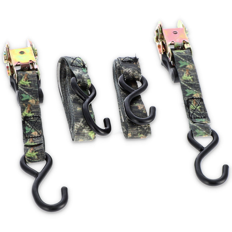 IIT 2pc 1''x15' CAMO RATCHET TIE-DOWN